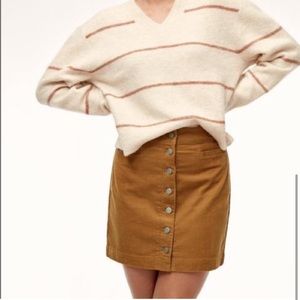 Aritzia Wilfred Free Karmen Corduroy Skirt BRAND NEW